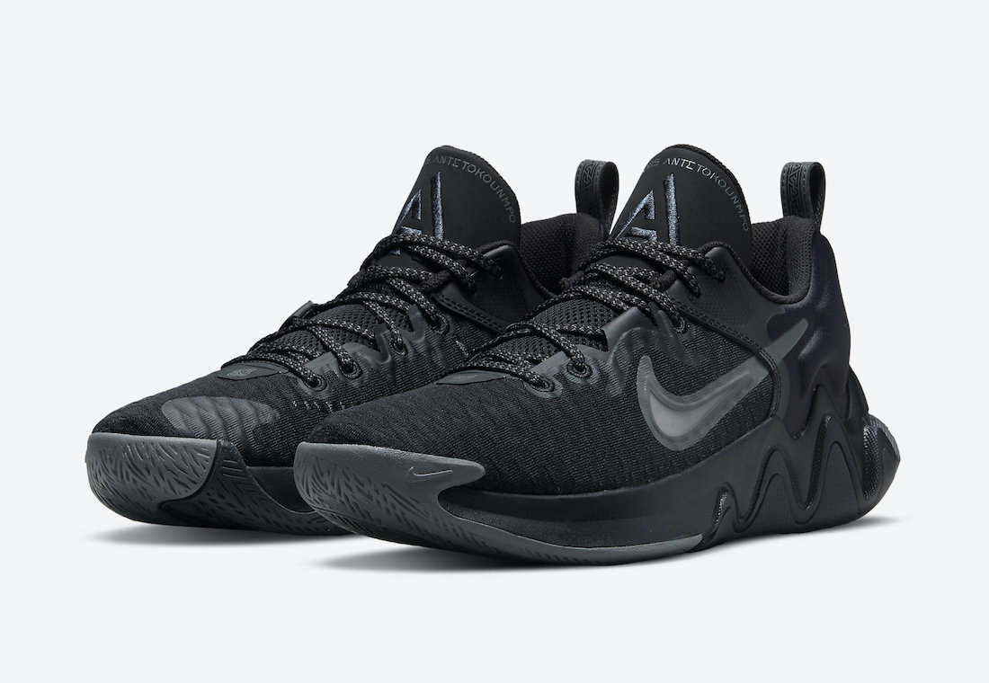 Nike Giannis Immortality Black Anthracite